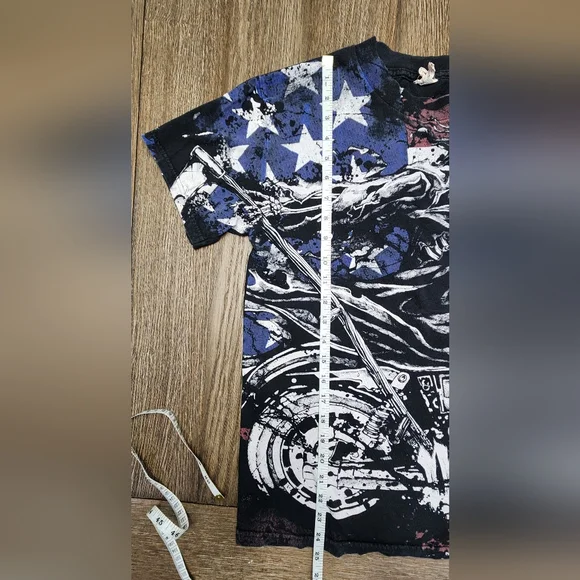 Vintage Y2K Miami Ink T-Shirt Size Small Motorcycle Biker Tattoos Unisex 💀 - Picture 4 of 6